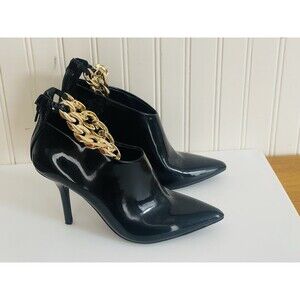 Aminah Abdul Jillil + Inc International Concepts Black Patent Leather Boots 6.5